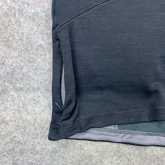 Under Armour Sweatshirt Womens Large Black 1/4 Zip Storm Mock Neck Running Y2K - Picture 9 of 14